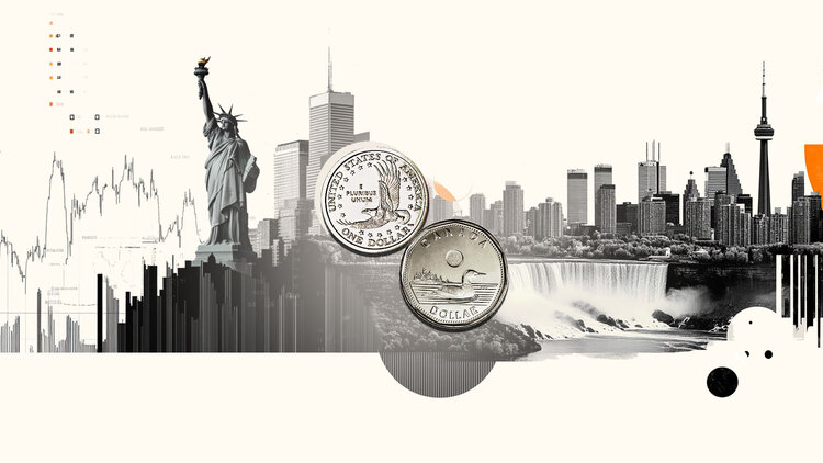 加拿大元兑回升的美元走弱