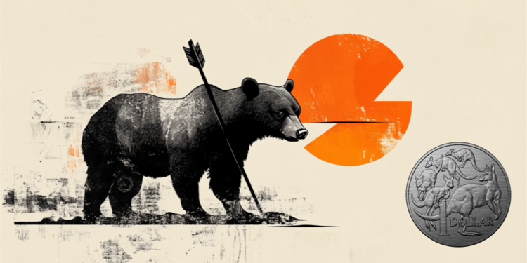 澳元/美元跌至0.6550以下，因中国通缩担忧持续